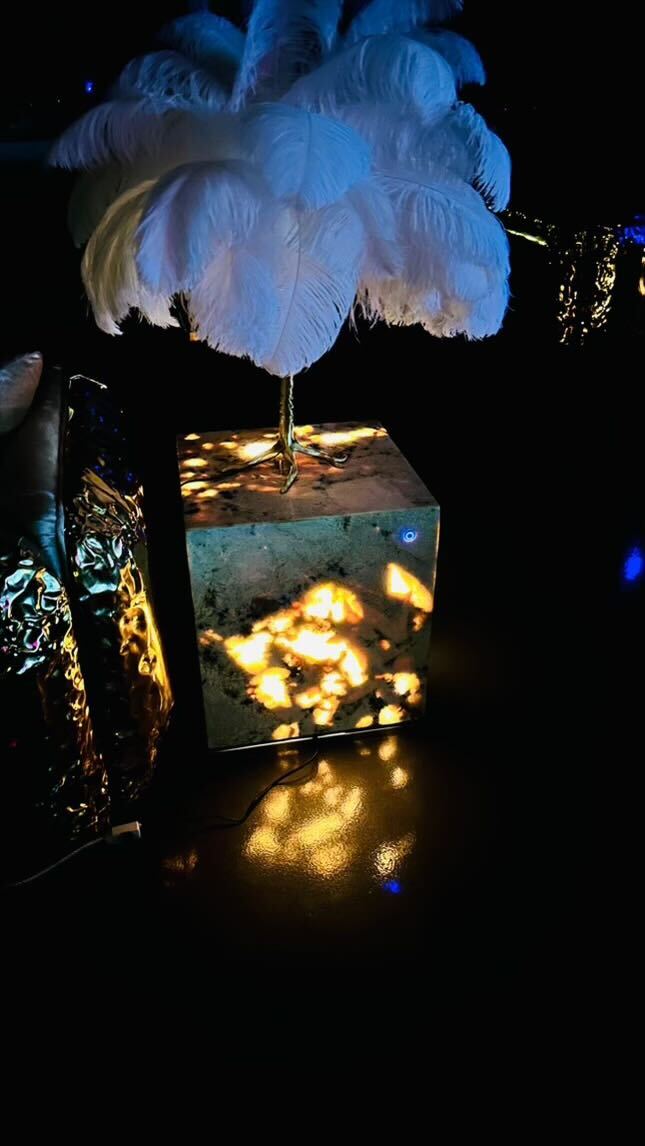 @sanctuaryvegas Light Up Side Tables